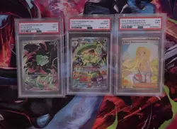 Pokemon PSA Graded Card Lot 133/132 Bulbasaur, Ludicolo 095/094, Lillies 184/132 - Image 1