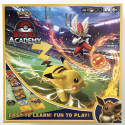 NEW Pokemon Trading Card Game Pikachu Eevee TCG Battle Academy Cinderace Trainer - Image 1