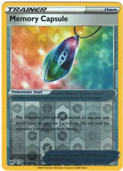 Memory Capsule 155/185 Vivid Voltage Reverse Holo Uncommon Pokemon TCG Pokemon - Image 1