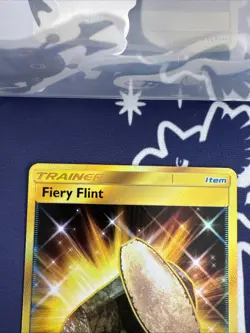 Pokemon Card - Fiery Flint Dragon Majesty 76/70 Secret Rare NM - Image 2