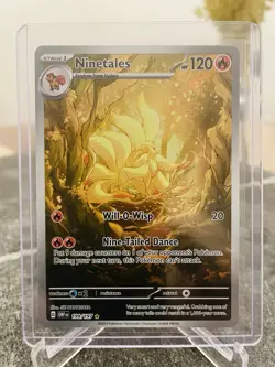 Ninetails Obsidian Flames IR Holo Card 199/197 - Image 3
