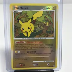 Pikachu - Mysterious Treasures (MT) Reverse Holo 94/123 Polemon Card - Image 1