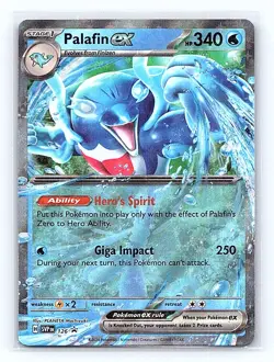 Palafin ex Holo 126 SV: Scarlet & Violet Promo Cards Promo NM - Image 1