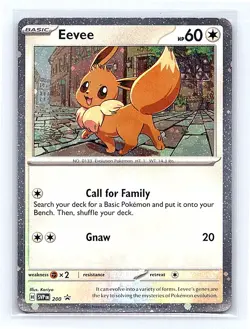 Eevee - 200 (Cosmos Holo) Holo SVP 200 SV: Scarlet & Violet Promo Cards Promo NM - Image 1