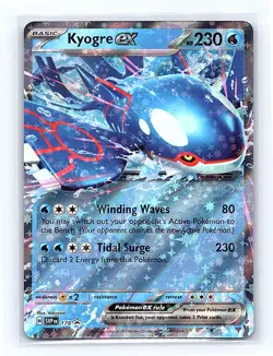 Kyogre ex - Holo 178 SV: Scarlet & Violet Promo Cards Promo NM - Image 1