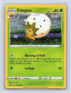 Eldegoss Holo SWSH046 SWSH: Sword & Shield Promo Cards Promo NM - Image 1