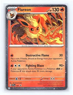 Flareon - (Cosmos Holo) Holo 167 SV: Scarlet & Violet Promo Cards Promo NM - Image 1
