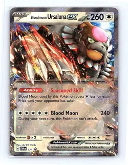 Bloodmoon Ursaluna ex Holo 177 SV: Scarlet & Violet Promo Cards Promo NM - Image 1