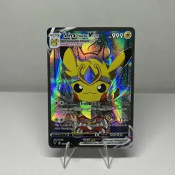 Seiya Pikachu VCOS Pokemon Card Holo Cosplay ART - Image 1