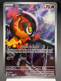 Charcadet MEP022 - Illustration Promo - Mega Evolution Pokemon Card NM - Image 1