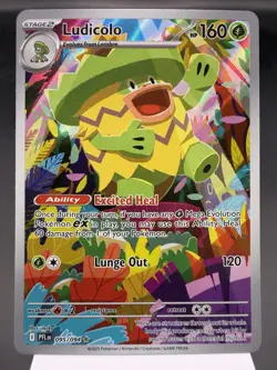 Ludicolo 095/094 - Illustration Rare - Phantasmal Flames Pokemon Card MINT - Image 1