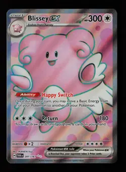 Blissey ex 201/167 Ultra Rare Twilight Masquerade Pokemon Cards - Image 1