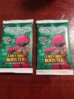 Cataclysm Arcade Early Bird Booster Pack Lot of 2 - 15 Cards Each, English 13+ - Image 1