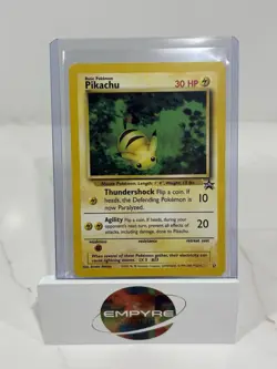 LP Pikachu 27 WOTC Black Star Promo Series Nintendo Pokemon Card - Image 1