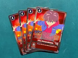 Hiro Amanokawa EX12-066 Playset Digital World Shambala Digimon Card Game x4 - Image 1