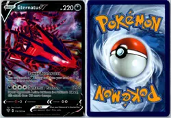Pokemon Card - Eternatus V Darkness Ablaze 116/189 V Rare Holo Near Mint - Image 3
