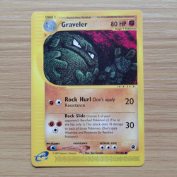 Pokemon Graveler 79/165 Expedition Base Set Uncommon Regular Trading Card LP - Image 1