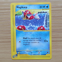 Pokemon Magikarp 118/165 Expedition Base Set Common Regular Trading Card LP - Image 1