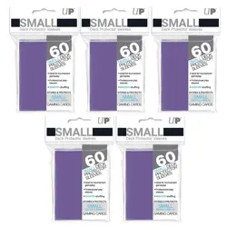 Card Supplies - Ultra Pro DECK PROTECTORS -PURPLE (Lot of 5 - 300 Sleeves) Small - Image 1