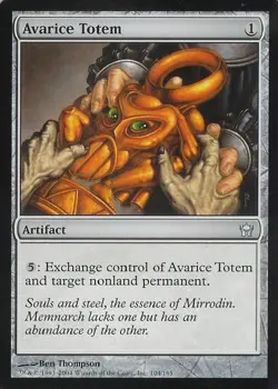 Avarice Totem - Medium Play MTG Fifth Dawn - Image 1