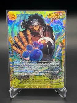 Bartholomew Kuma OP12-119 Sec Legacy of the Master Foil One Piece Bandai Card - Image 1