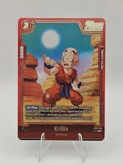 Krillin FB10-006 Alternate Art Cross Force Dragon Ball English Card Fusion World - Image 1