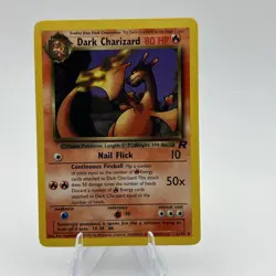 Pokemon TCG - Dark Charizard - Team Rocket 21/82 - Non-Holo Rare CLEAN - Image 1