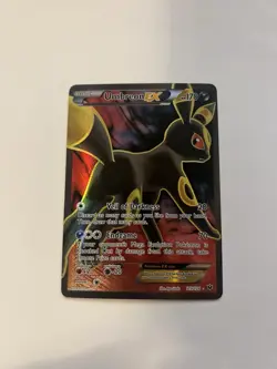Pokemon TCG Umbreon EX 119/124 LP Full Art Ultra Rare XY Fates Collide NM/M - Image 1