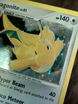 2008 Pokemon Dragonite 2/146 Legends Awakened Holo LP - Image 3