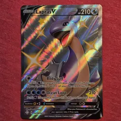 Pokemon Shining Fates: Shiny Lapras V SV110/SV122 Ultra Rare - NM - Image 1