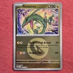 Pokemon Ascended Heroes: Rayquaza 153/217 Reverse Holo Energy - NM - Image 1