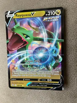 Rayquaza V 100/159 - Pokemon Crown Zenith Ultra Rare Holo • Dragon • NM/M - Image 1