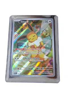 Pokemon TCG Eevee 173 Holo Promo Prismatic Evolutions ETB Full Art NM - Image 1