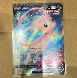 The Pokemon Company Mew V 250/264 Swsh08: Fusion Strike Ultra Rare Holo EN - Image 1