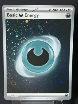 3x SWIRL 🌀Basic Darkness Energy (Cosmos Holo) Scarlet & Violet Energies Pokemon - Image 4
