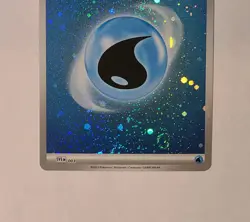 Pokemon Basic Water Energy Cosmos Holo Scarlet & Violet - 4 Holo Swirls - NM - Image 3