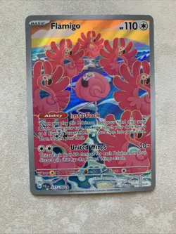 Pokemon TCG Flamigo Scarlet & Violet Paldea Evolved Holo - Image 1