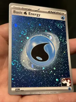 [4x Swirl] Pokemon TCG - Water Energy HOLO (SVEen) 003 Prize Pack 2023- NM - Image 5