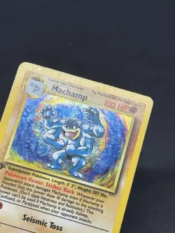 Pokemon TCG Machamp Base Set 8/102 Holo Unlimited Holo Rare - Image 2