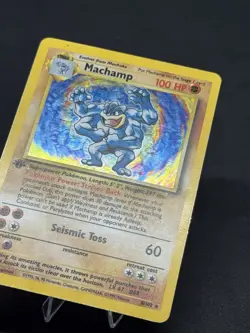 Pokemon TCG Machamp Base Set 8/102 Holo Unlimited Holo Rare - Image 3