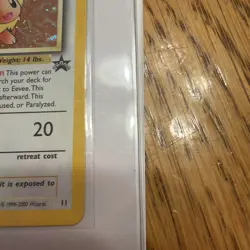 Eevee ⭐ 11 Holo Promo Wizards Black Star Promos 1999 Pokemon NM** Read below - Image 5
