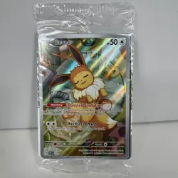 Eevee #173 Prismatic Evolutions ETB Promo Sealed Pokemon TCG Black Star Promo - Image 1