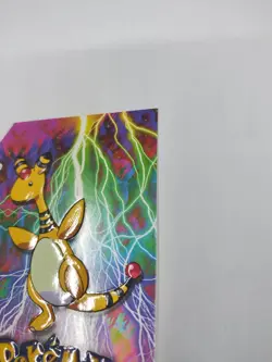 MINT 12 Of 15 pokemon topps stage three #181 ampharos DIE CUT SUPER RARE - Image 3