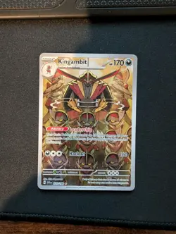 Kingambit 220/198 SV01: Scarlet & Violet Secret Rare IR Holo English (NM) - Image 1