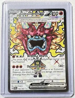Pokemon Hearthflame Mask Ogerpon ex 192/167 Twilight Masquerade Ultra Rare Holo - Image 1