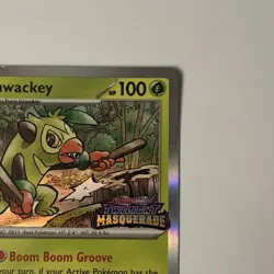 2024 Pokemon Thwackey Black Star Promo #115 - SV Twilight Masquerade - Stamped - Image 3