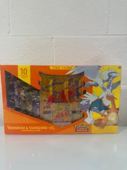 Pokemon Reshiram & Charizard GX Tag Team Premium Collection Box - Image 1
