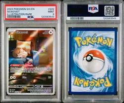 POKEMON PSA 9 SKWOVET ILLUSTRATION RARE 222/198 SCARLET e VIOLET ENGLISH 2023!🌍 - Image 3