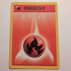 Fire Energy - Pokemon TCG Karte - Base Set - 98/102 - 1999 - English - Image 1