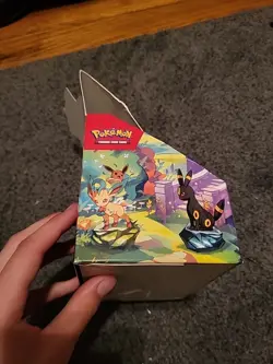Pokemon Scarlet Violet Prismatic Evolutions Mini Tin EMPTY BOX DISPLAY - Image 4